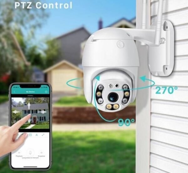 Куполна камера 2009, видео и аудио наблюдение, Wi-Fi, IP, 5MP, 1080p, ICSEE