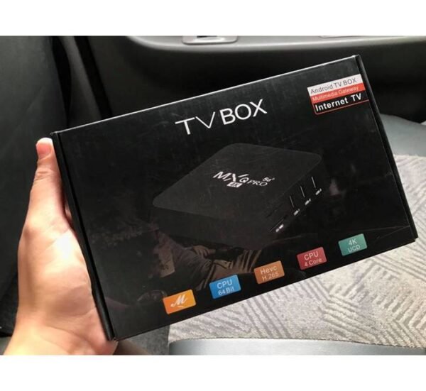 TV ANDROID HOME BOX, MXQ PRO 5G, 4K, HD