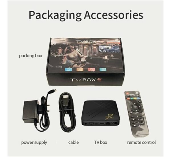 28305-D TV ANDROID 10.0 HOME BOX, D9 PRO 5G, 2GB, 16GB, 4K, HD