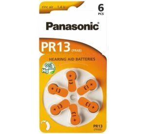 Цинкова въздушна батерия PANASONIC, за слухов апарат, 1,4VDC, PR13, (ZA13)